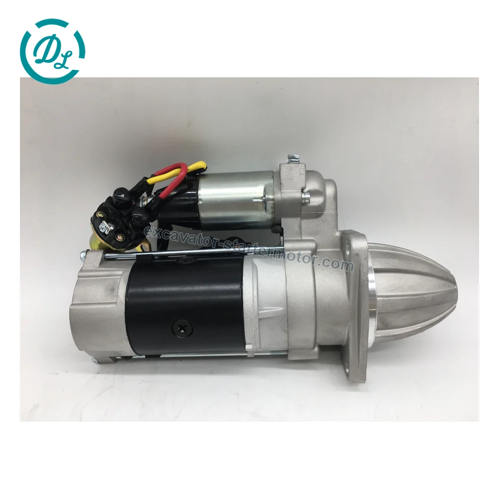 1811001890 24V 4.5kW 11-Tooth Starter for Isuzu 6BD1, OEM/reference 1811001890, 24V 4.5kW 11-Tooth CW Starter, product view 2