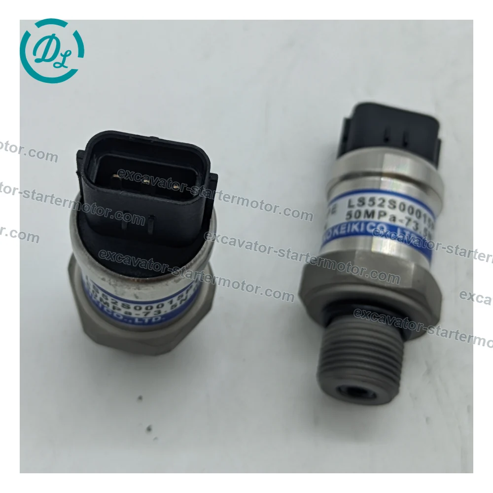 52S00015P1 LS52S00015P1 50MPa Pressure Sensor for Kobelco SK210-8 SK350-8, OEM/reference 52S00015P1, 50MPa Hydraulic Pressure Sensor