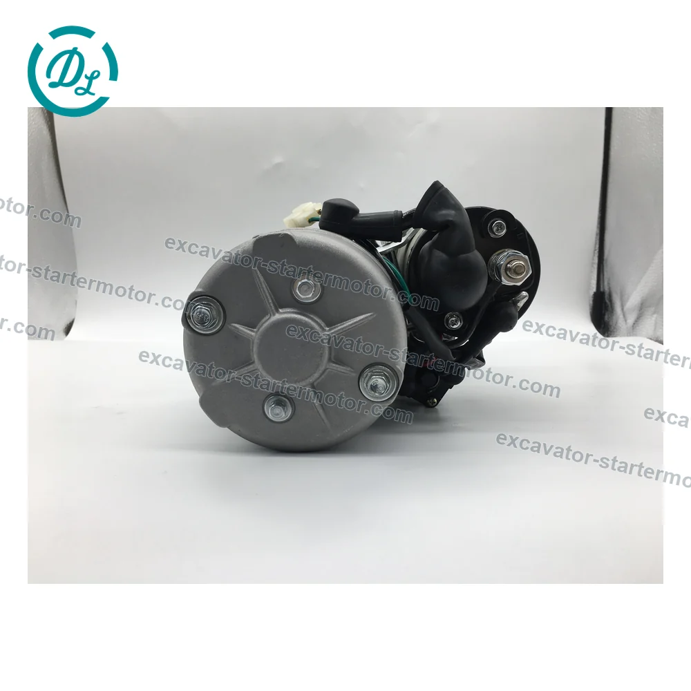 600-813-3631 0-23000-6531 24V 7.5kW 12-Tooth Starter for Komatsu 6D125, OEM/reference 600-813-3631, 24V 7.5kW 12-Tooth Starter, product view 5