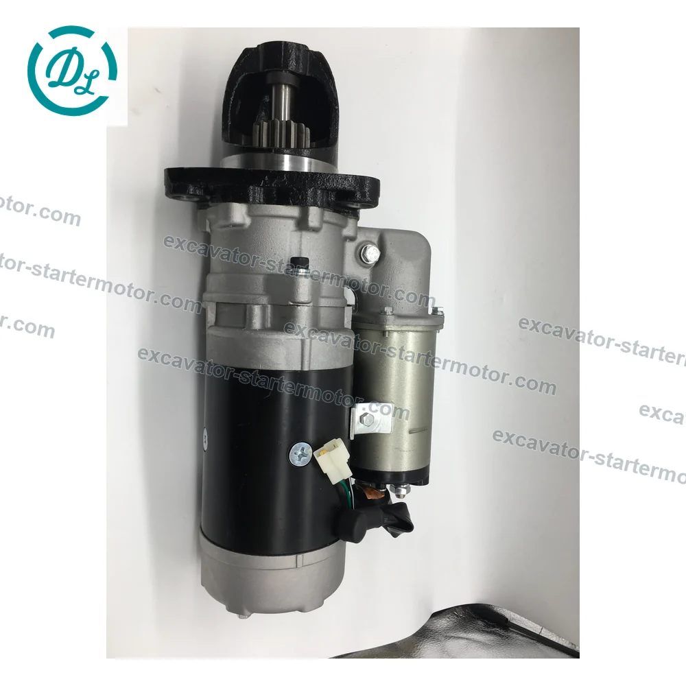 600-813-3631 0-23000-6531 24V 7.5kW 12-Tooth Starter for Komatsu 6D125, OEM/reference 600-813-3631, 24V 7.5kW 12-Tooth Starter, product view 6