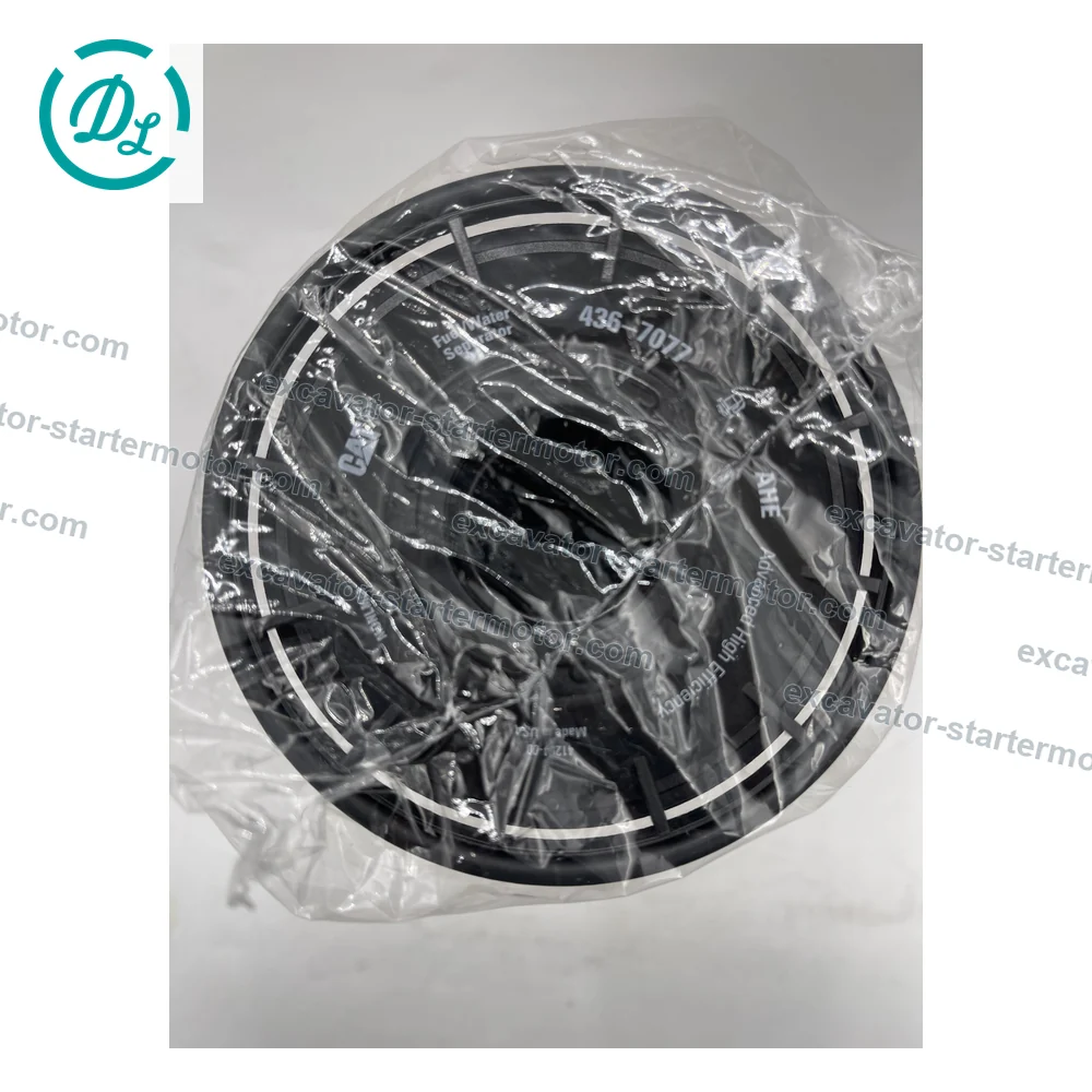 436-7077 Fuel Water Separator for CAT C9.3 D6 D8 950 962 980, OEM/reference 436-7077, Fuel Water Separator Element, product view 4