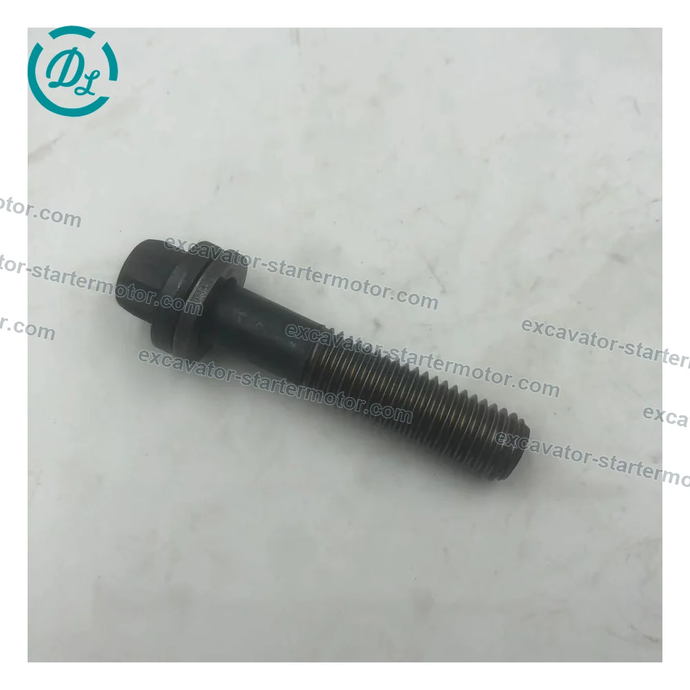 1-09070044-1 M14x67 Cylinder Head Bolt for Isuzu 6SD1, OEM/reference 1-09070044-1, M14x67 Flanged Cylinder Head Bolt, product view 5