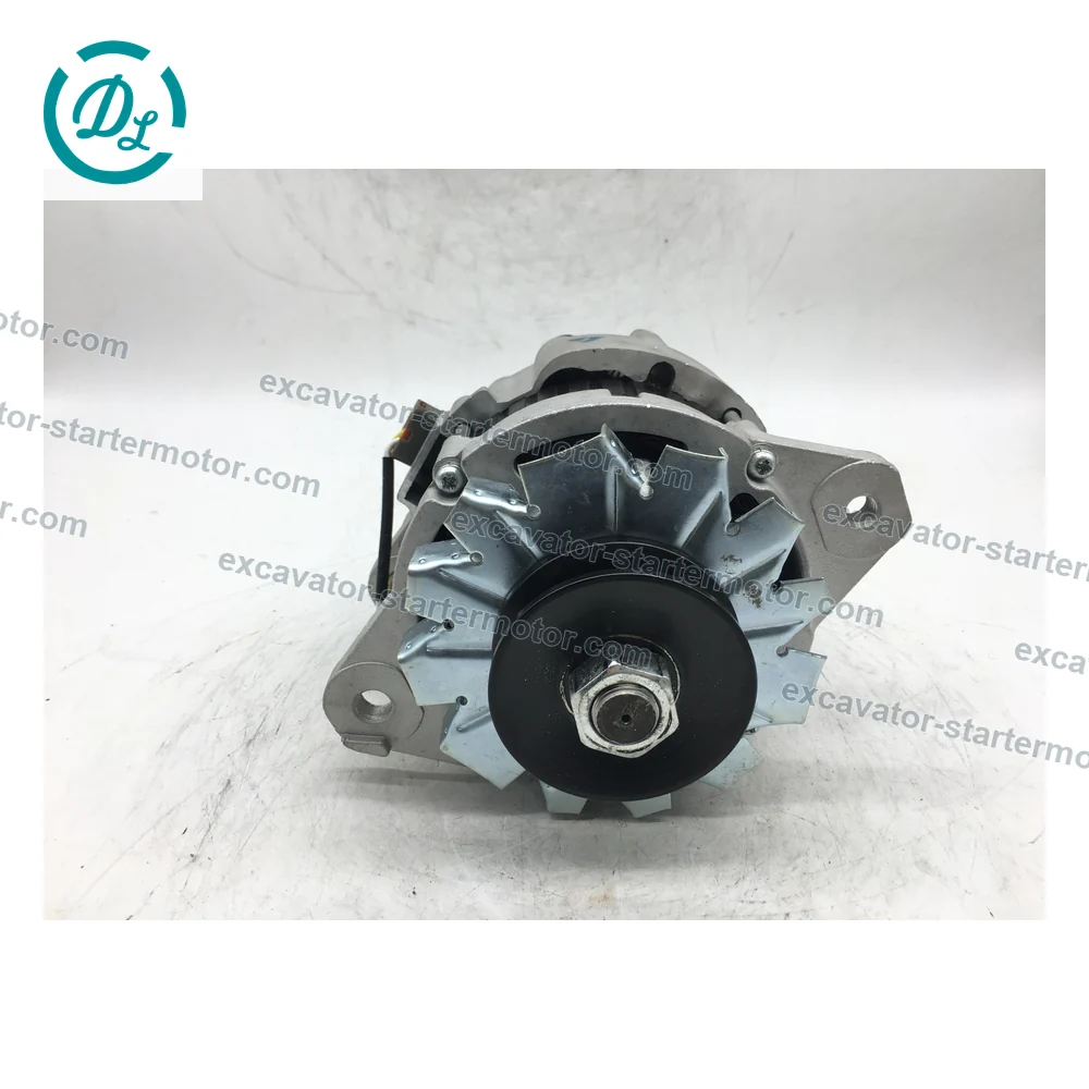 A4T40386 ME077790 24V 50A Alternator for Mitsubishi Fuso 6D17 6M61, OEM/reference A4T40386, 24V 50A Two-Groove Alternator, product view 5