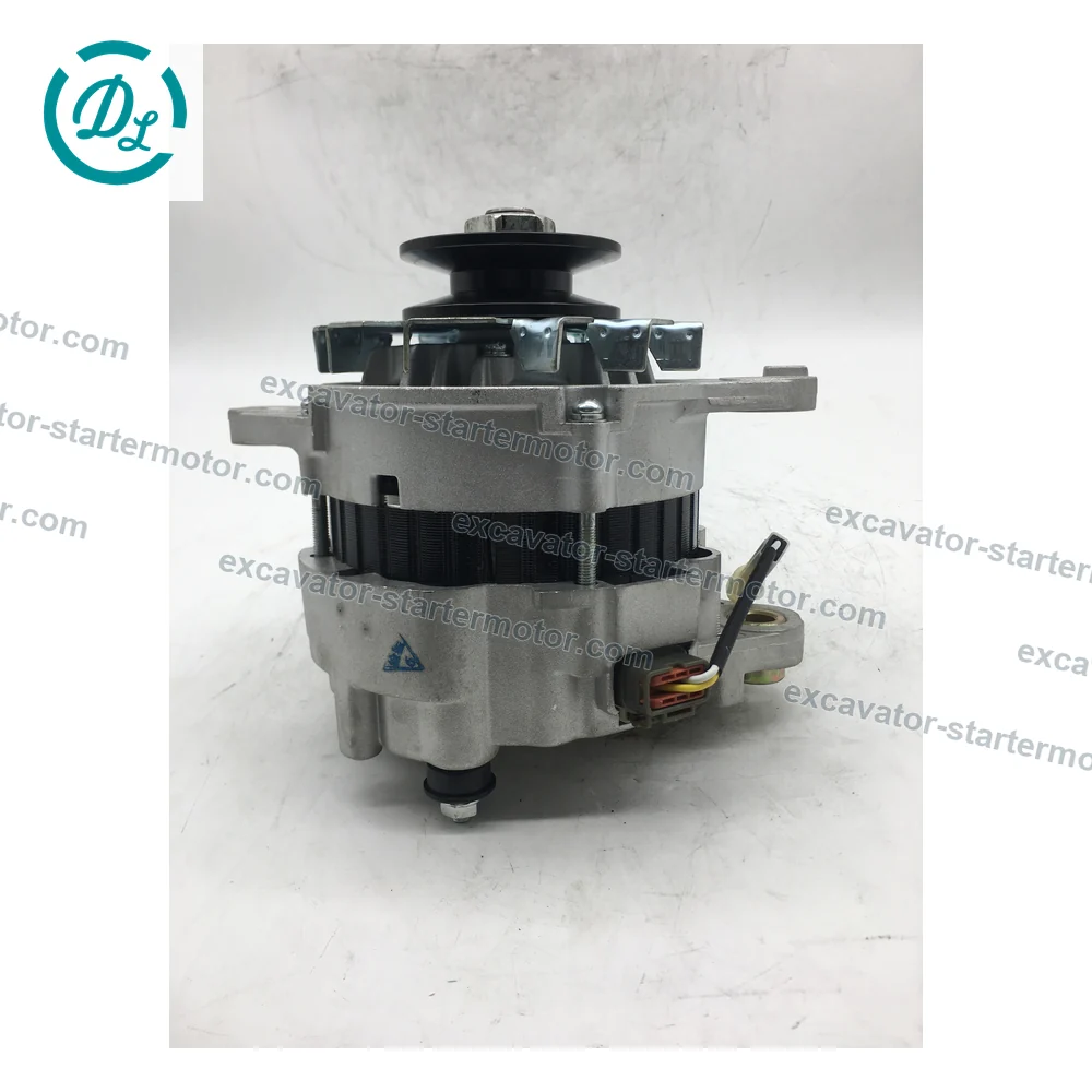 A4T40386 ME077790 24V 50A Alternator for Mitsubishi Fuso 6D17 6M61, OEM/reference A4T40386, 24V 50A Two-Groove Alternator, product view 8