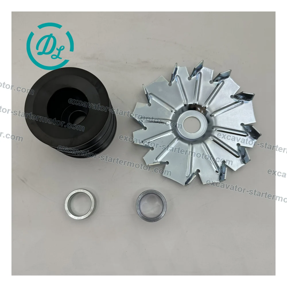 8-98238-727-0 Generator Pulley Assembly for Isuzu 6HK1 6WG1 Engines, OEM/reference 8-98238-727-0, Generator Pulley Assembly