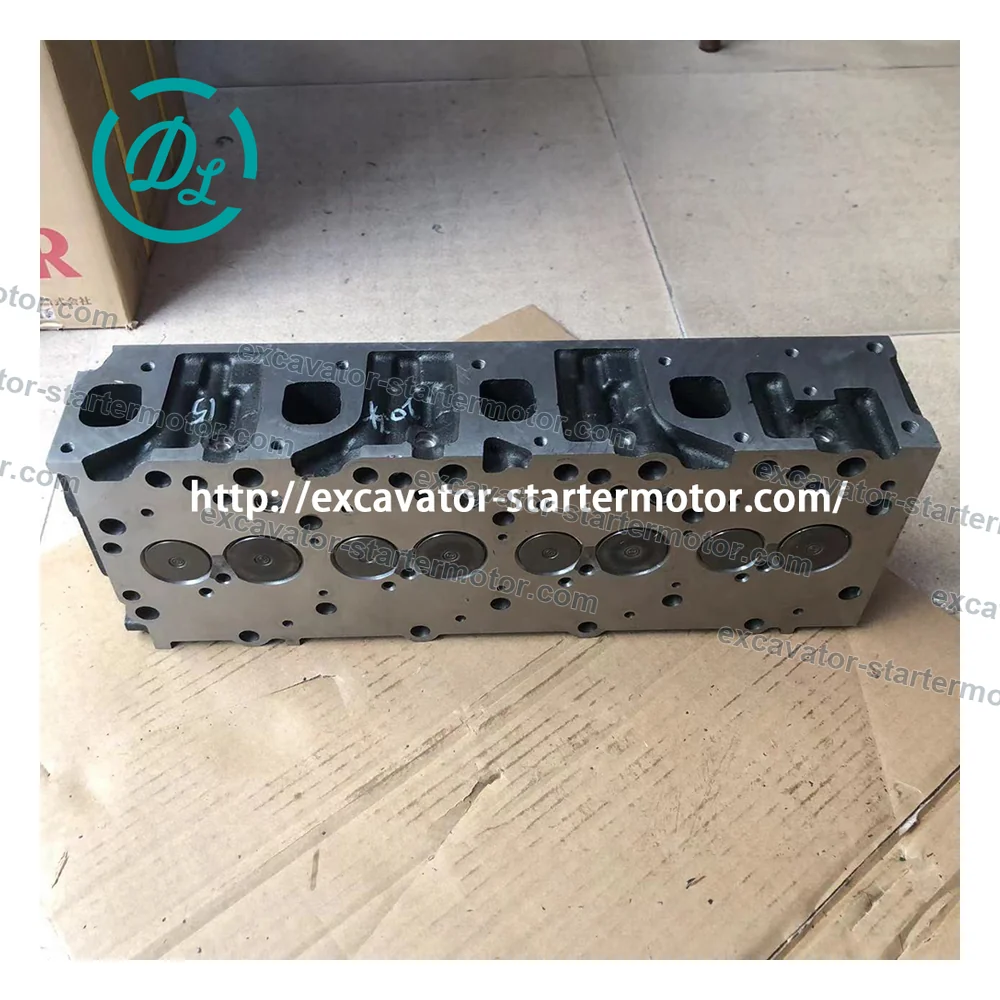 8-97109642-3 Complete Cylinder Head for Isuzu 4JG1 EX75 ZX70 ZX75, OEM/reference 8-97109642-3, Complete Cylinder Head with Valves, product view 2