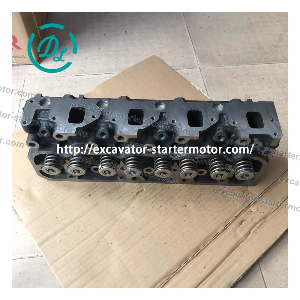 8-97109642-3 Complete Cylinder Head for Isuzu 4JG1 EX75 ZX70 ZX75, OEM/reference 8-97109642-3, Complete Cylinder Head with Valves, product view 3
