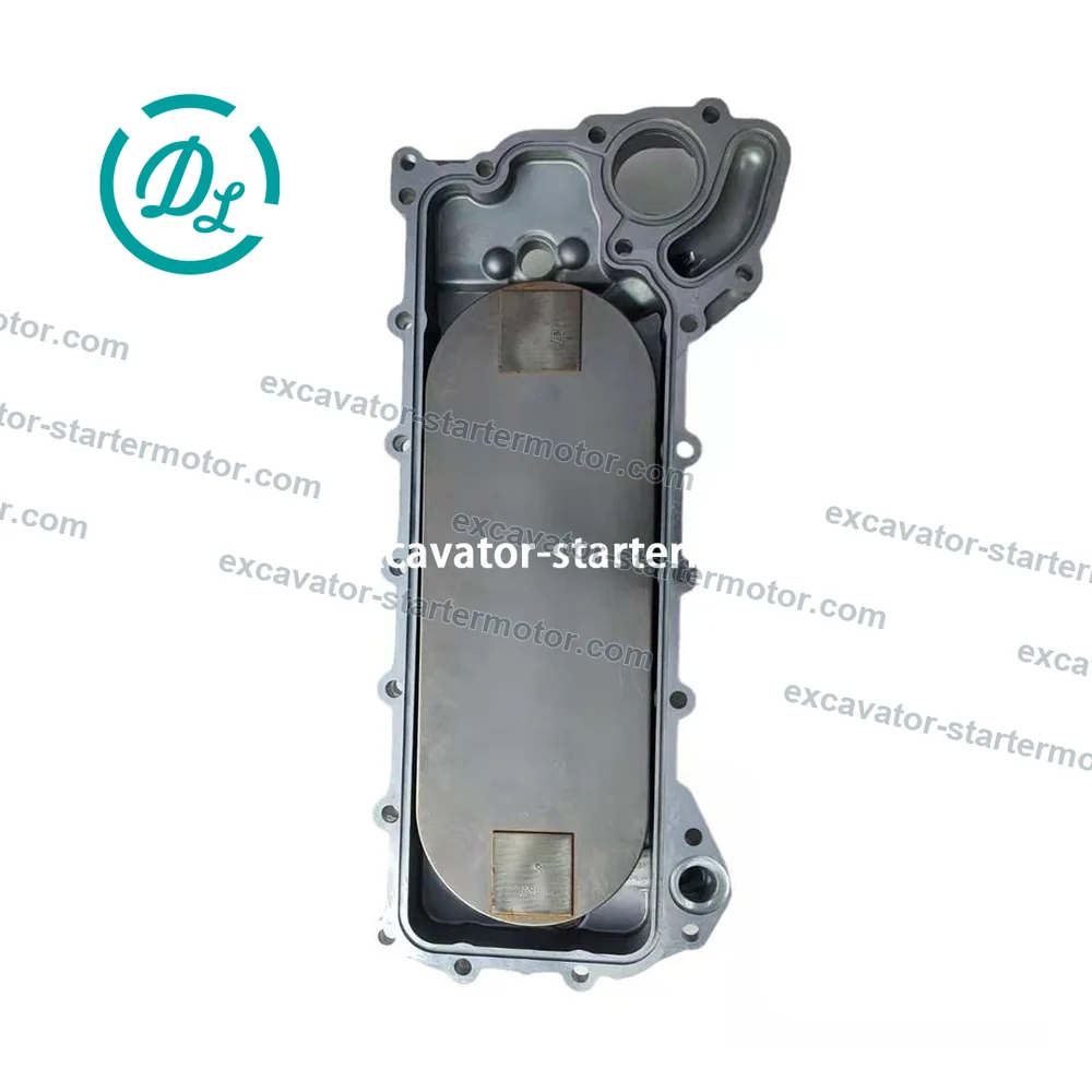 8-98085312-0 Oil Cooler Assembly for Isuzu 4HK1 ZX200-3 ZX240-3, OEM/reference 8-98085312-0, Complete Engine Oil Cooler Assembly, product view 2