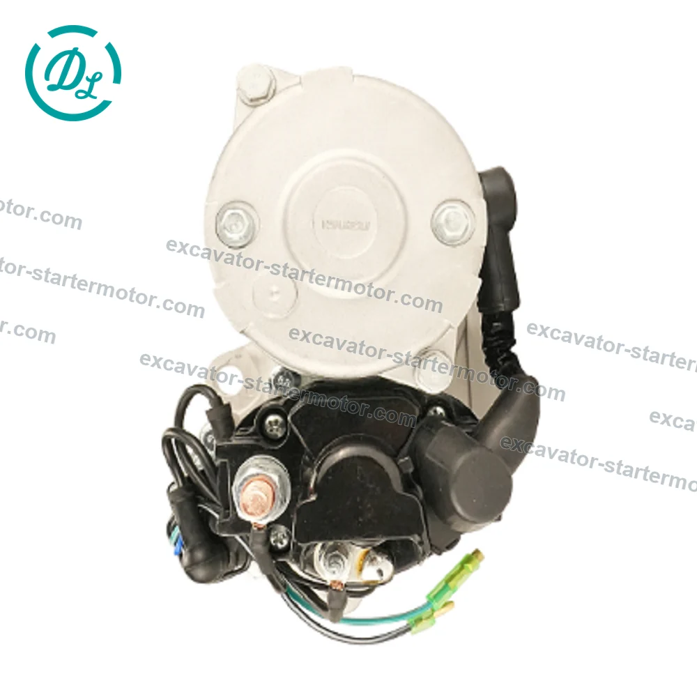 1-87618268-0 1-81100401-3 24V 4.5kW Starter Motor for Isuzu 4BG1 6BG1, OEM/reference 1-87618268-0, 24V 4.5kW Starter Motor, product view 2