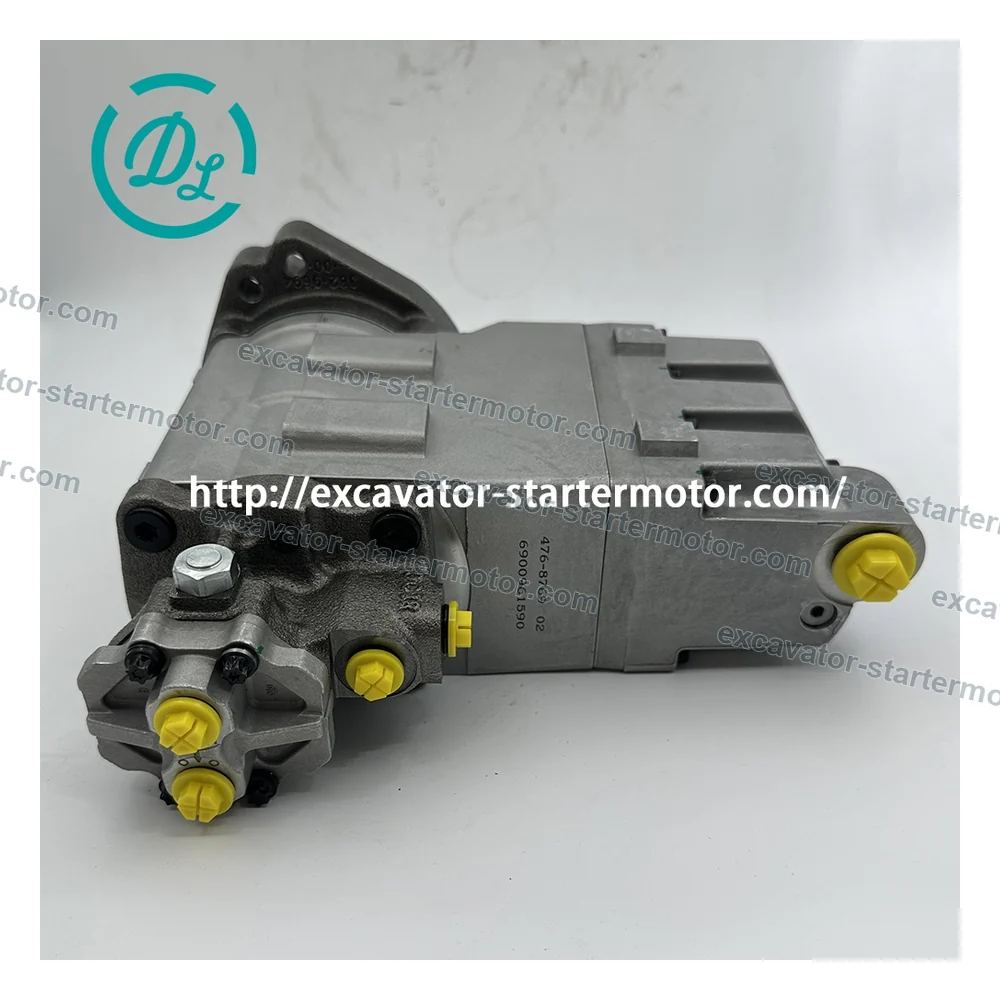 476-8769 12V Hydraulic Injector Pump for CAT C9 D6R D7R, OEM/reference 476-8769, 12V Hydraulic Injector Pump Group, product view 2