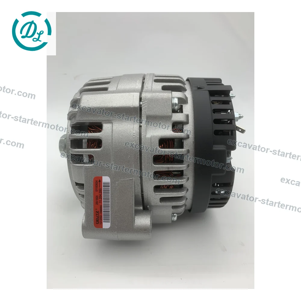 01183191 24V 80A Alternator for Deutz KHD and Volvo Penta, OEM/reference 01183191, 24V-System 80A Industrial Alternator