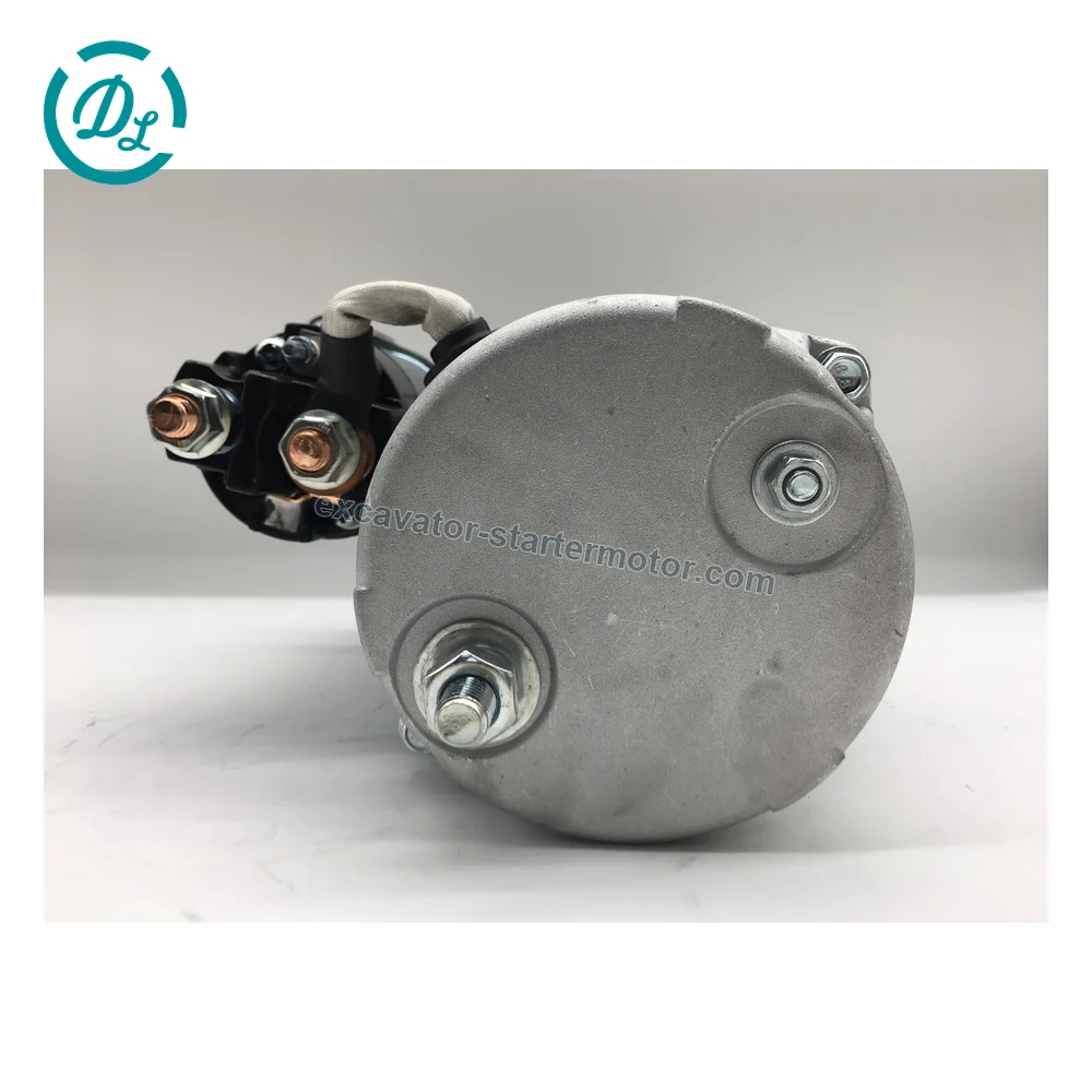 600-813-4681 24V 7.5kW 12-Tooth Starter for Komatsu S6D125 WA450 WA470, OEM/reference 600-813-4681, 24V 7.5kW 12-Tooth Starter, product view 4