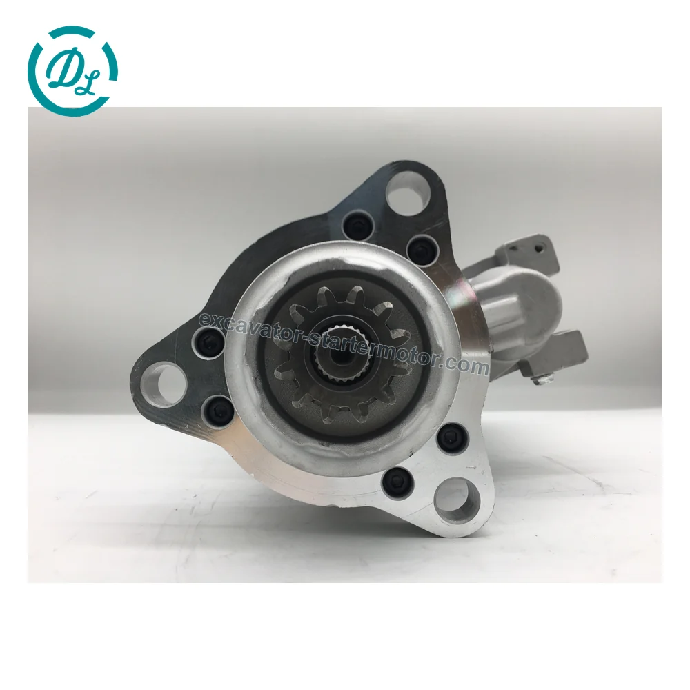600-813-4681 24V 7.5kW 12-Tooth Starter for Komatsu S6D125 WA450 WA470, OEM/reference 600-813-4681, 24V 7.5kW 12-Tooth Starter, product view 5
