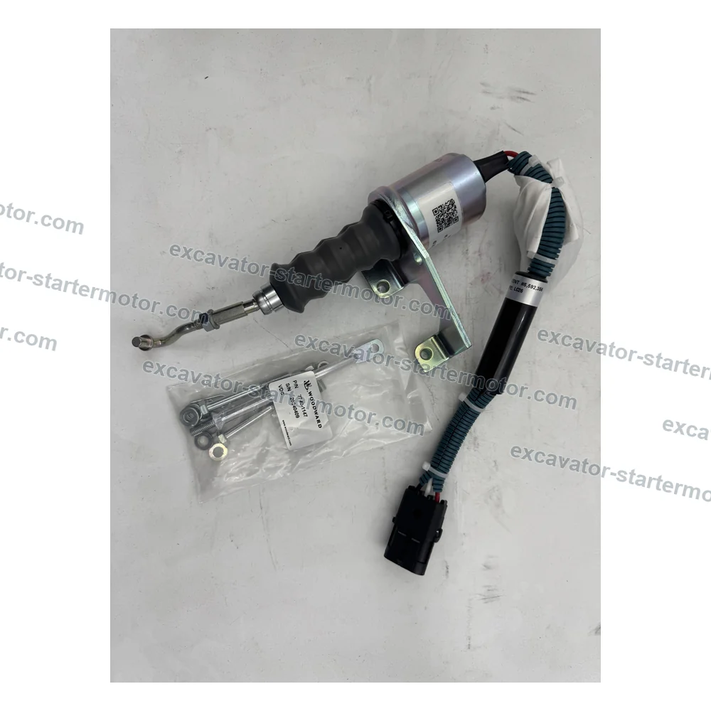 5346207 24V Fuel Pump Stop Solenoid for Cummins 6C 6CT QSC8.3 QSL9, OEM/reference 5346207, 24V Fuel Pump Stop Solenoid