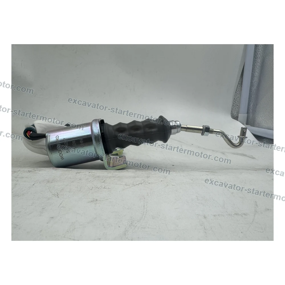 5346207 24V Fuel Pump Stop Solenoid for Cummins 6C 6CT QSC8.3 QSL9, OEM/reference 5346207, 24V Fuel Pump Stop Solenoid, product view 2