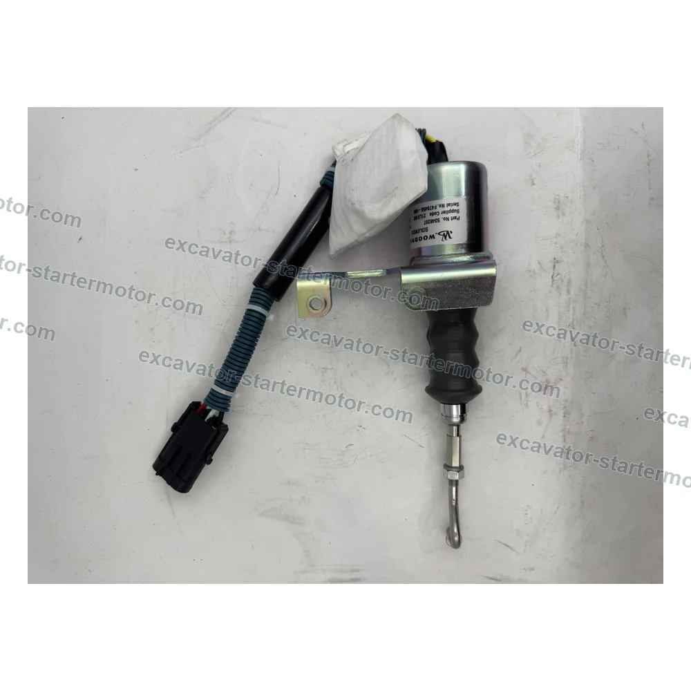 5346207 24V Fuel Pump Stop Solenoid for Cummins 6C 6CT QSC8.3 QSL9, OEM/reference 5346207, 24V Fuel Pump Stop Solenoid, product view 3