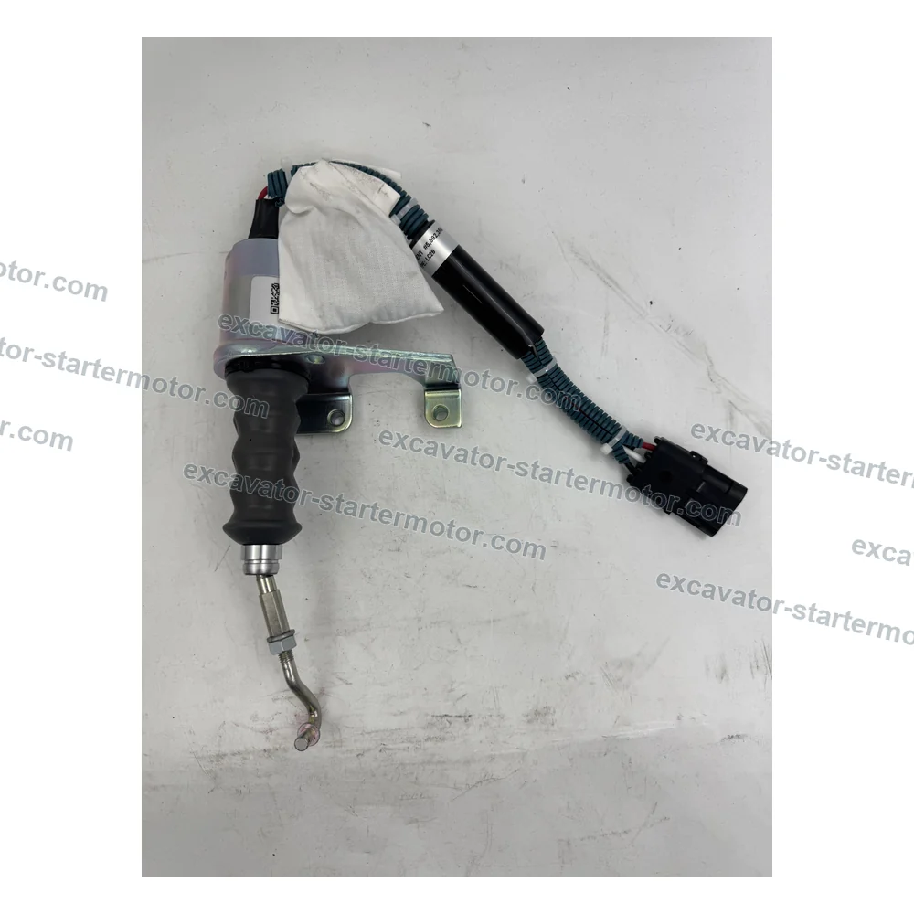 5346207 24V Fuel Pump Stop Solenoid for Cummins 6C 6CT QSC8.3 QSL9, OEM/reference 5346207, 24V Fuel Pump Stop Solenoid, product view 5