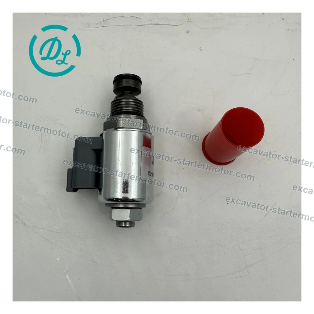 174-4909 Solenoid Valve for Cat D6R D7R D8T Track-Type Tractors, OEM/reference 174-4909, 2-Pin 7/8-14 Fluid-Control Solenoid Valve