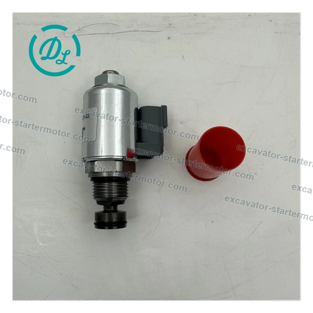 174-4909 Solenoid Valve for Cat D6R D7R D8T Track-Type Tractors, OEM/reference 174-4909, 2-Pin 7/8-14 Fluid-Control Solenoid Valve, product view 4