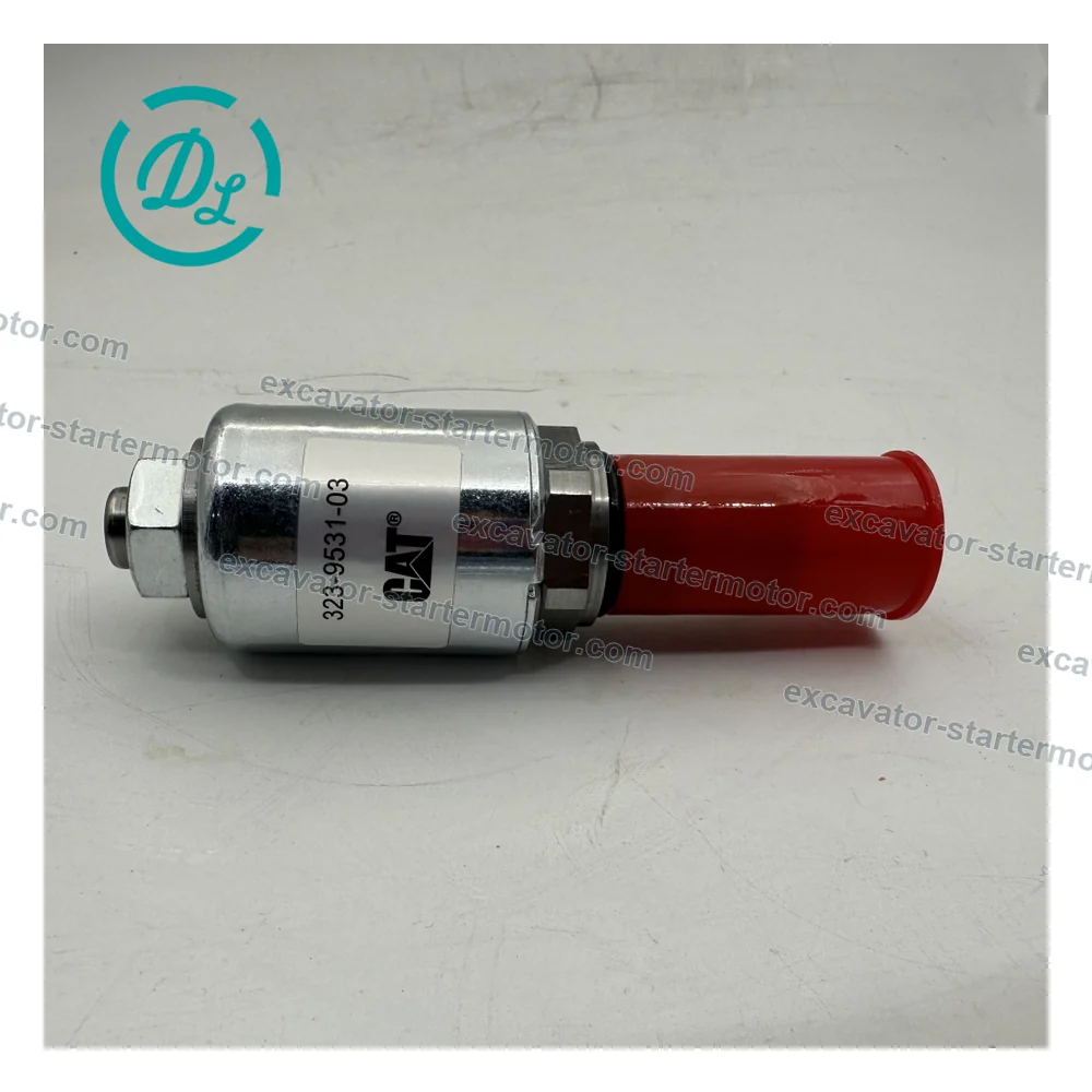 174-4909 Solenoid Valve for Cat D6R D7R D8T Track-Type Tractors, OEM/reference 174-4909, 2-Pin 7/8-14 Fluid-Control Solenoid Valve, product view 5