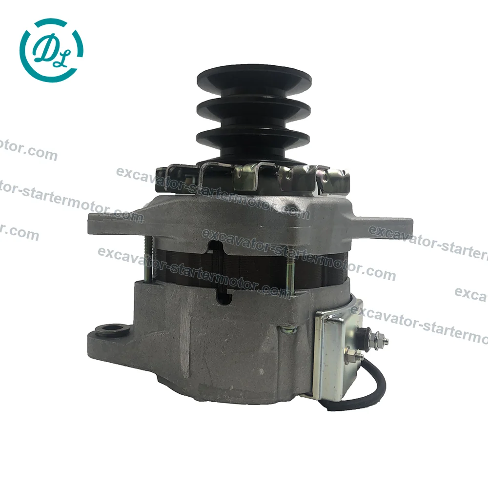 1812004821 24V 40A Alternator for Isuzu 6SD1 Hitachi EX330 EX370, OEM/reference 1812004821, 24V 40A Alternator