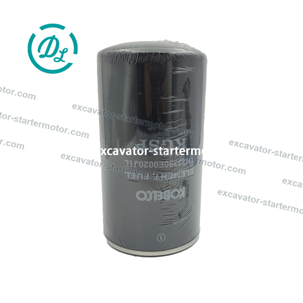 VH23390E0020J1L 23390-E0020 Fuel Filter for Kobelco SK200-8 SK210-8 Hino J05E, OEM/reference VH23390E0020J1L, Spin-On Engine Fuel Filter