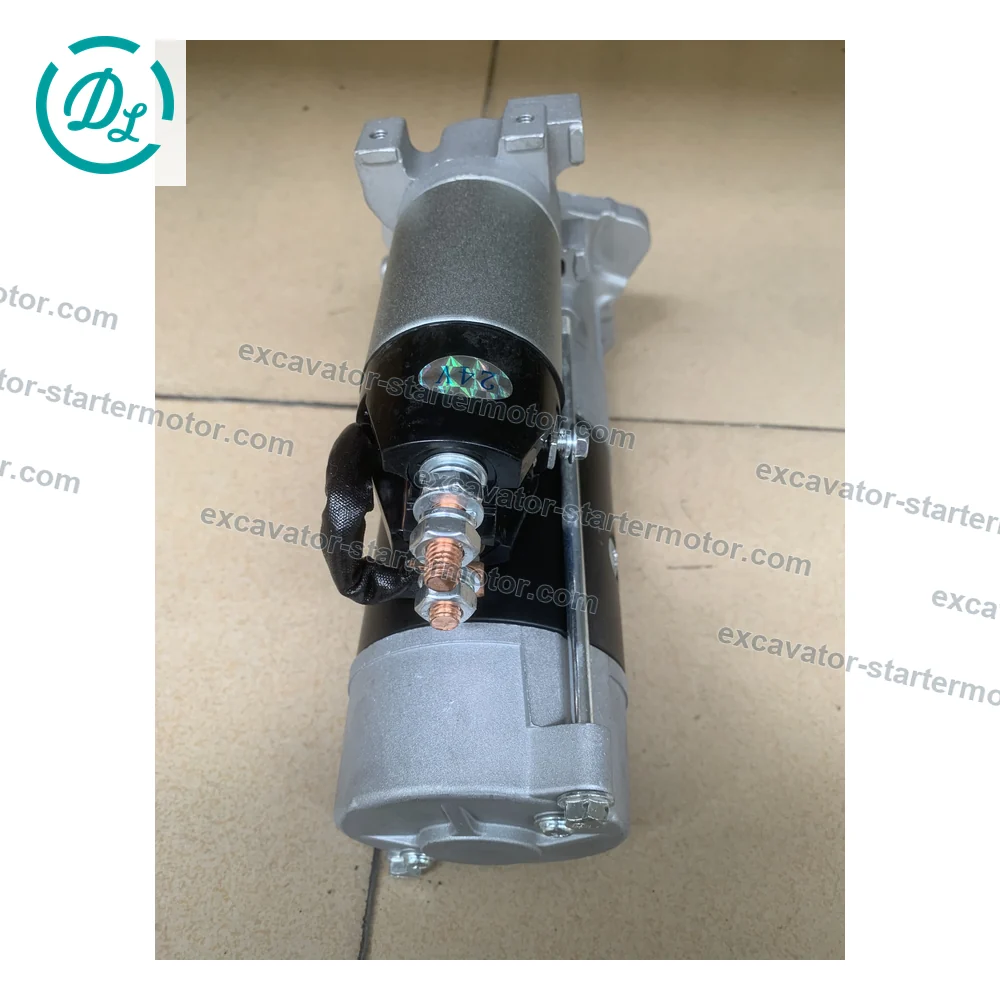 125-2988W 125-2988 24V 6.0kW 10T Starter Motor for Cat 312B 320C 320D 323D, OEM/reference 125-2988W, 24V 6.0kW 10-Tooth CW Starter Motor, product view 3
