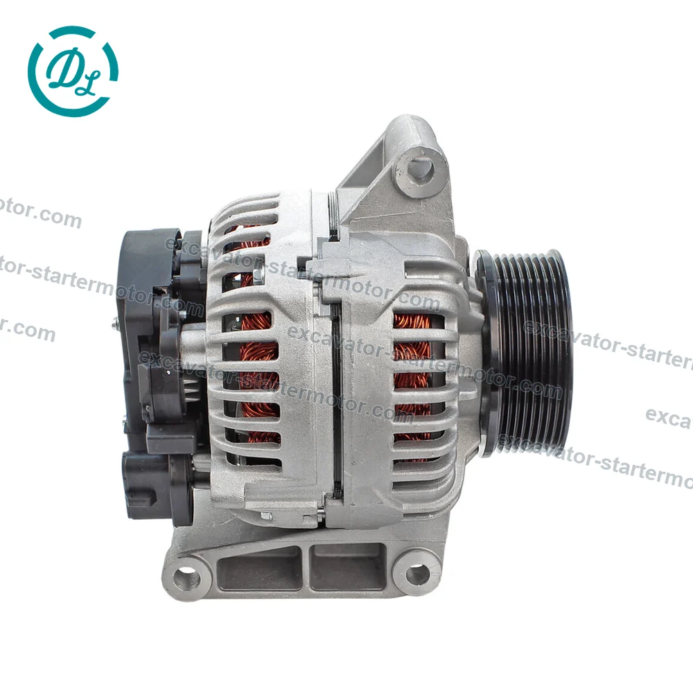0141549202 24V 150A Alternator for Mercedes Heavy Duty Actros Series, Antos Series and Arocs Series, OEM/reference 0141549202, Alternator, product view 2