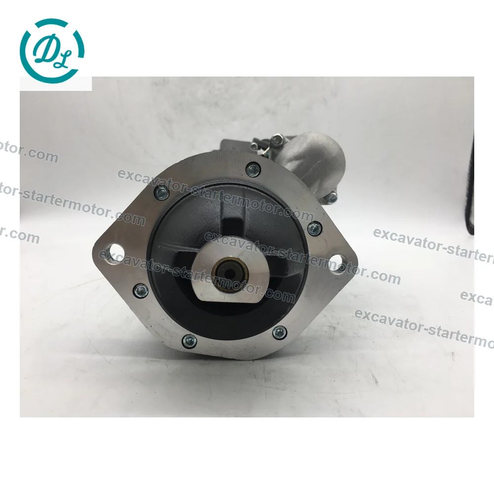 600-813-3360 24V 5.5kW 11-Tooth Starter for Komatsu 6D95L, OEM/reference 600-813-3360, 24V 5.5kW 11-Tooth Starter, product view 2