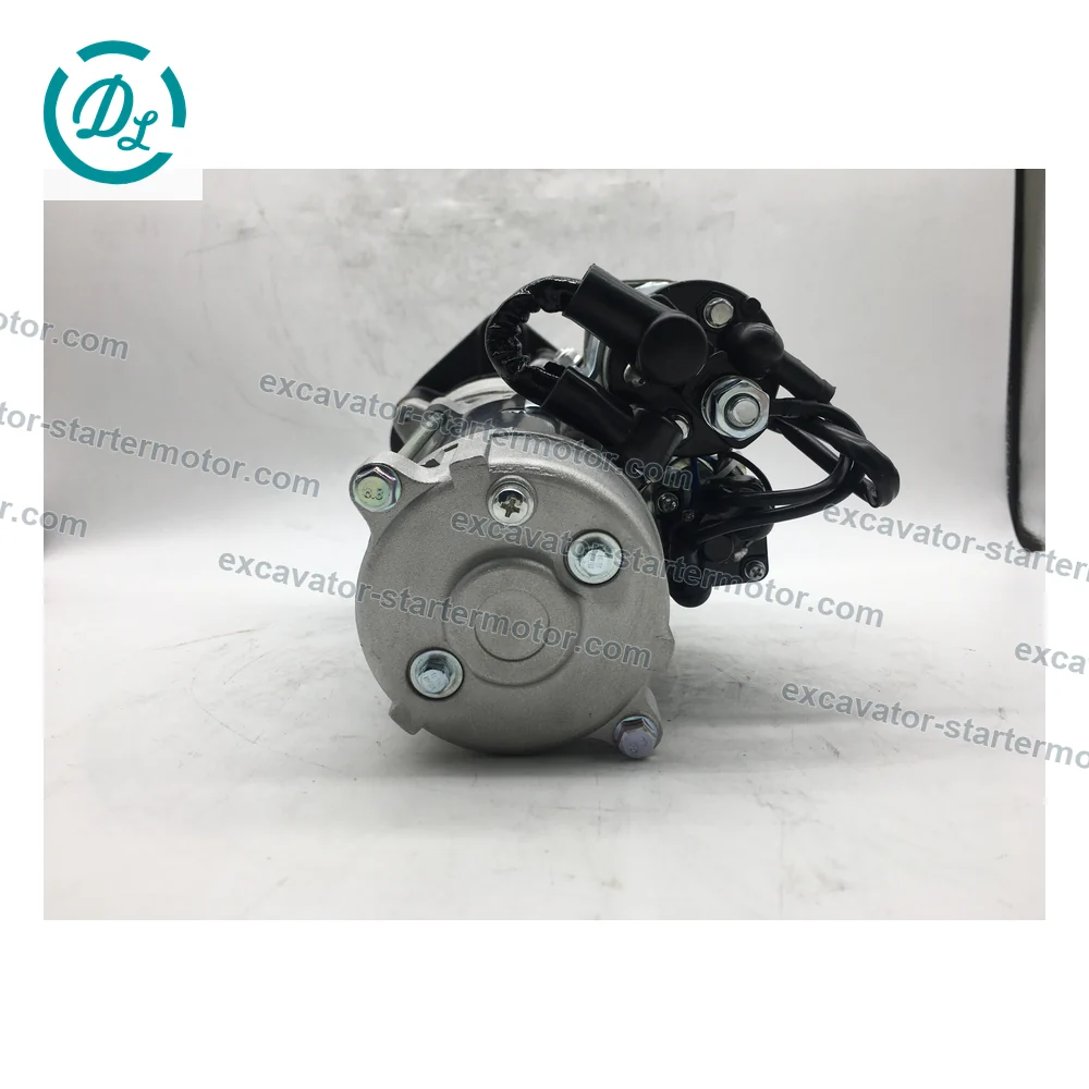 600-813-3360 24V 5.5kW 11-Tooth Starter for Komatsu 6D95L, OEM/reference 600-813-3360, 24V 5.5kW 11-Tooth Starter, product view 5