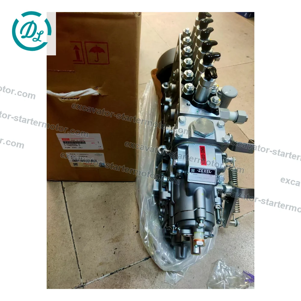 1-15603334-5 Fuel Injection Pump for Isuzu 6HK1 Hitachi ZX330 SANY SY335, OEM/reference 1-15603334-5, Diesel Fuel Injection Pump Assembly, product view 3