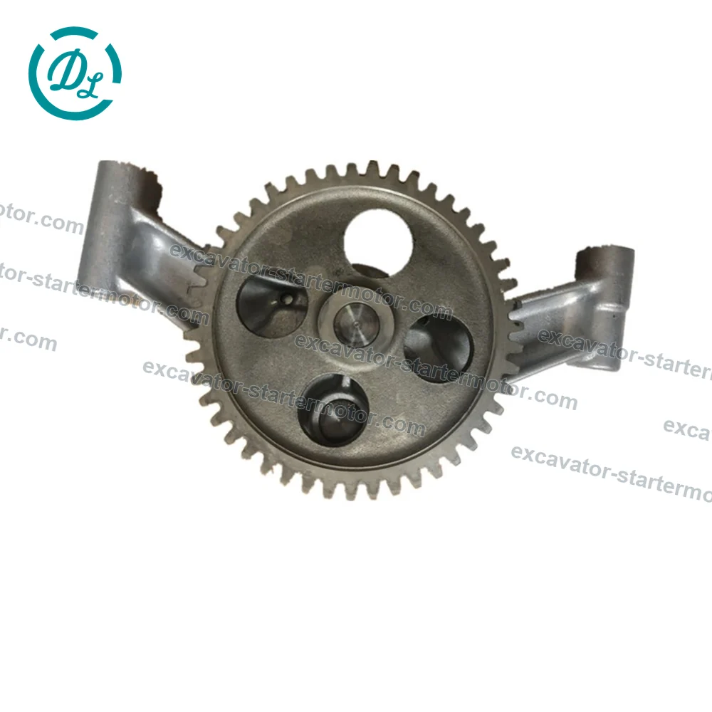 1-13100191-2 Engine Oil Pump Assembly for Isuzu 6SD1T Hitachi EX350 ZX350, OEM/reference 1-13100191-2, Engine Lubrication Oil Pump Assembly, product view 3