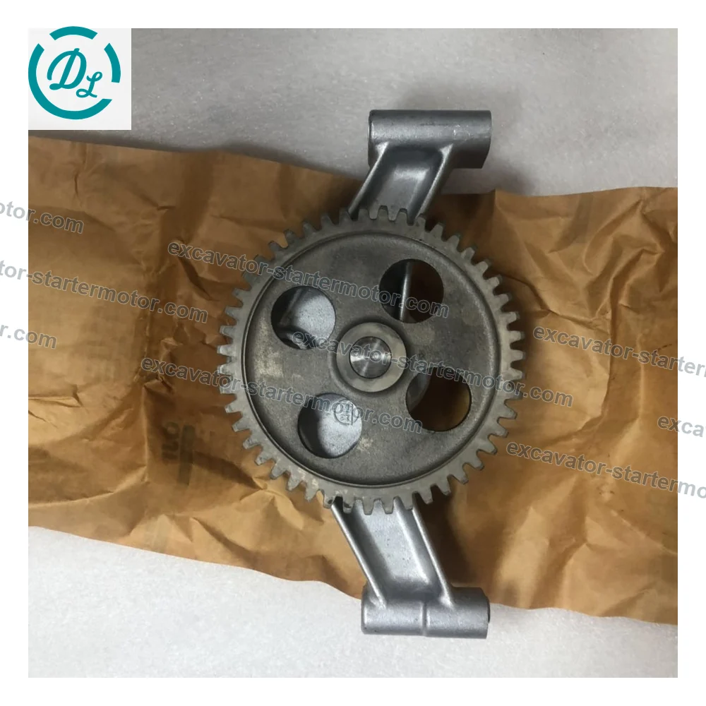 1-13100191-2 Engine Oil Pump Assembly for Isuzu 6SD1T Hitachi EX350 ZX350, OEM/reference 1-13100191-2, Engine Lubrication Oil Pump Assembly, product view 4