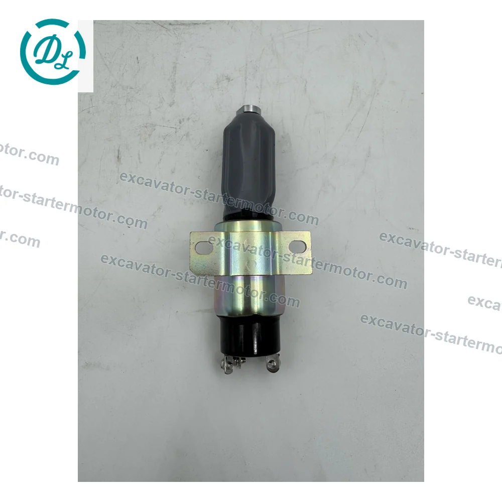 1751-12E7U1B1S1A 1700-2507 12V 3-Terminal Fuel Stop Solenoid for Woodward Controls, OEM/reference 1751-12E7U1B1S1A, 12V Three-Terminal Fuel Stop Solenoid, product view 3