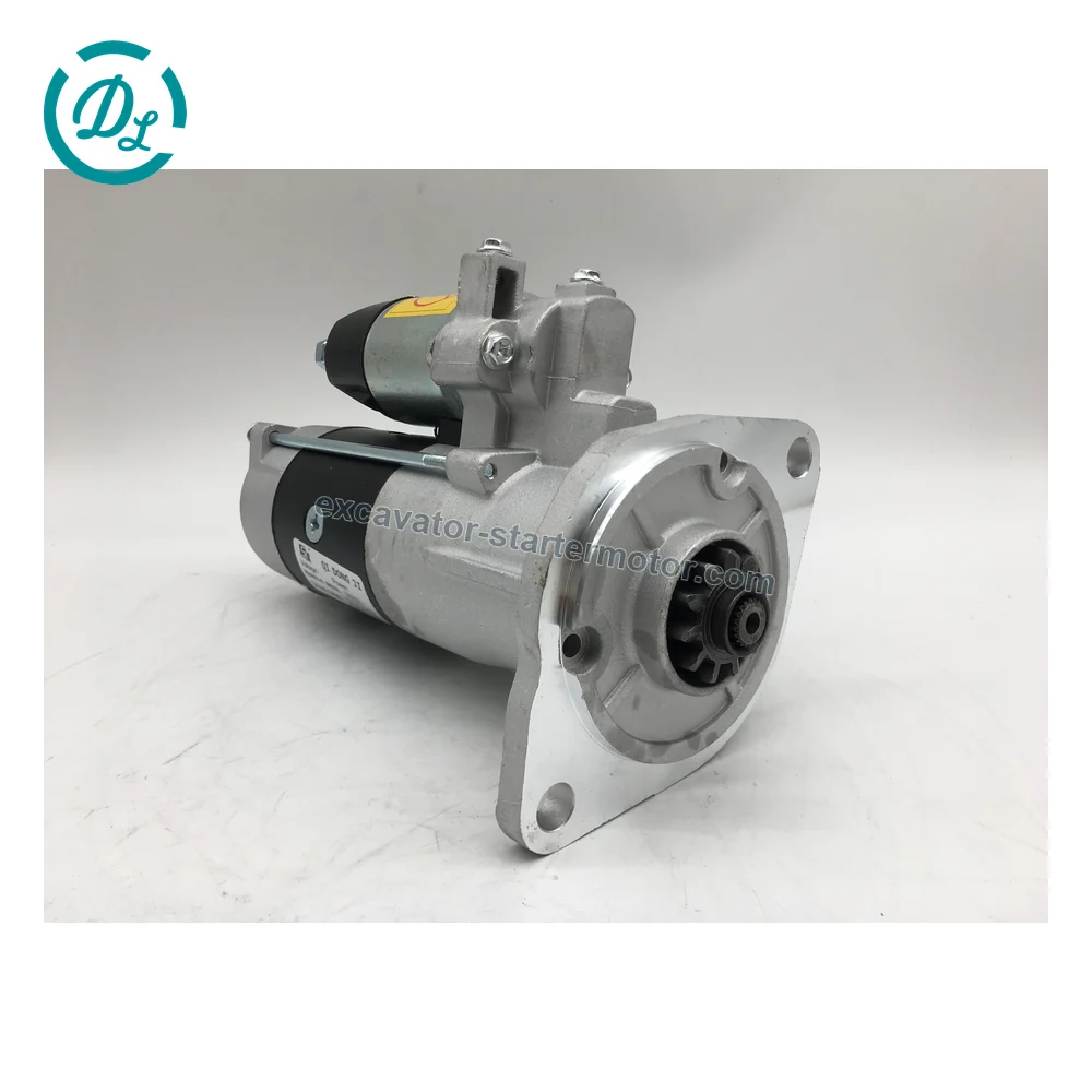 M2T78381 24V 5.5kW 11T Starter for Mitsubishi 6D31 Kobelco SK200, OEM/reference M2T78381, 24V 5.5kW CW 11-Tooth Starter, product view 2