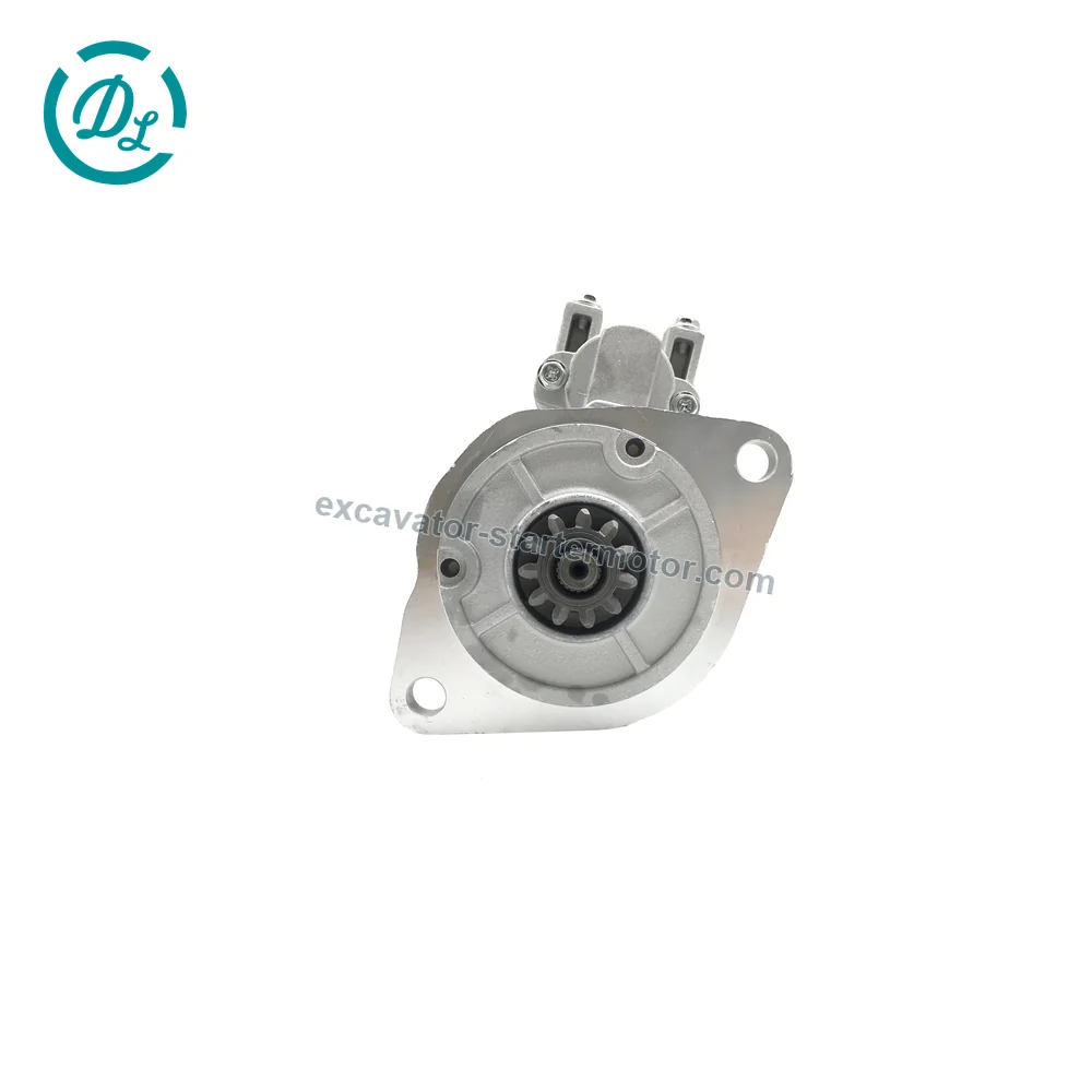 M2T78381 24V 5.5kW 11T Starter for Mitsubishi 6D31 Kobelco SK200, OEM/reference M2T78381, 24V 5.5kW CW 11-Tooth Starter, product view 4