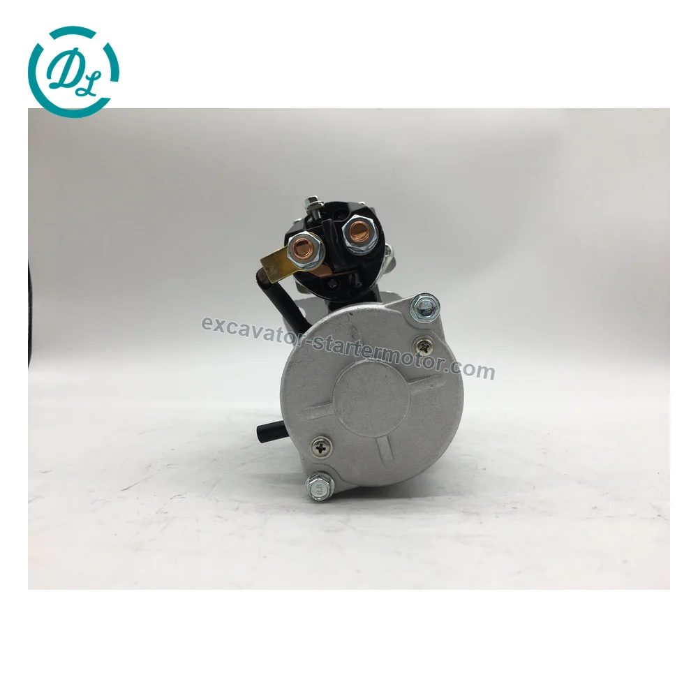 M2T78381 24V 5.5kW 11T Starter for Mitsubishi 6D31 Kobelco SK200, OEM/reference M2T78381, 24V 5.5kW CW 11-Tooth Starter, product view 6