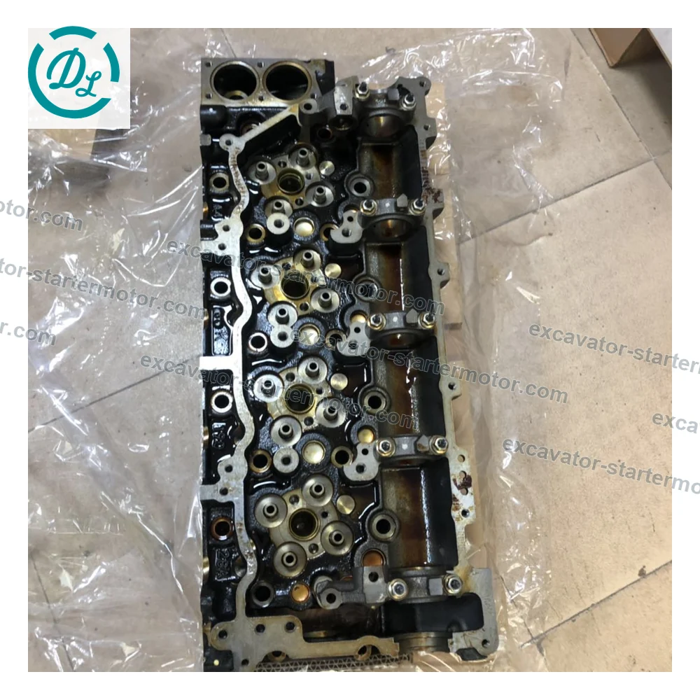 8-98170617-0 16-Valve Cylinder Head Assembly for Isuzu 4HK1 Hitachi ZX200-3, OEM/reference 8-98170617-0, Assembled 16-Valve Engine Cylinder Head