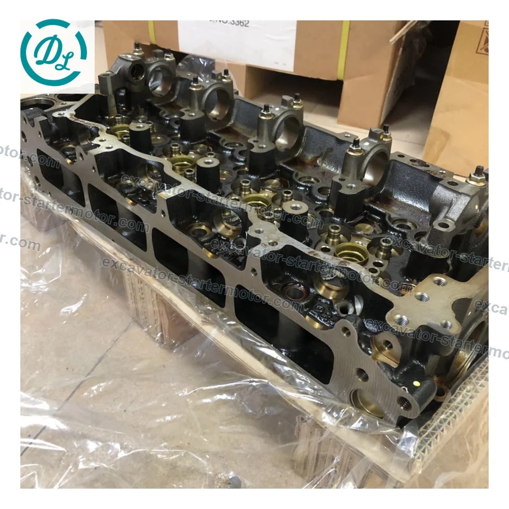 8-98170617-0 16-Valve Cylinder Head Assembly for Isuzu 4HK1 Hitachi ZX200-3, OEM/reference 8-98170617-0, Assembled 16-Valve Engine Cylinder Head, product view 3