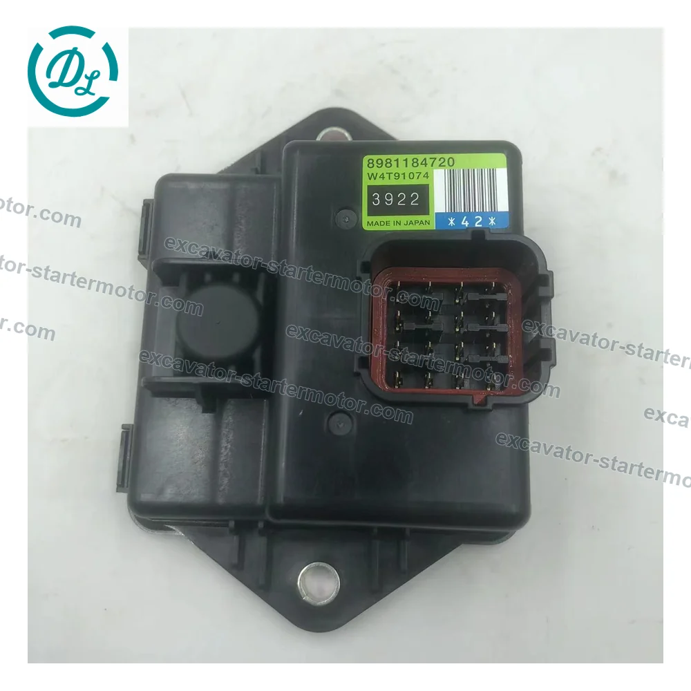 8-98118472-0 W4T91074 Turbocharger Control Module for Isuzu 6WG1 CYZ52, OEM/reference 8-98118472-0, Turbocharger Control Module, product view 7