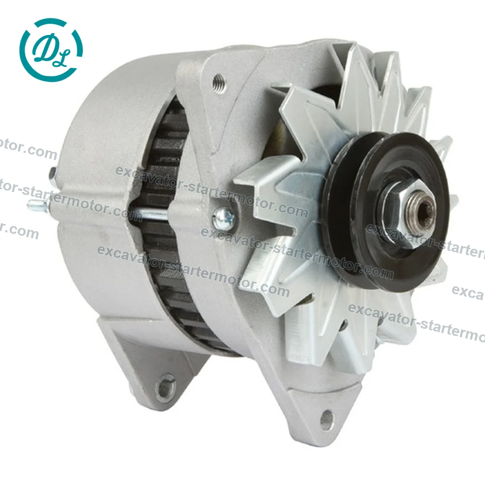 54022212 12V 55A Alternator for JCB 3CX 4CN 520 530, OEM/reference 54022212, 12V 55A 1-Groove Alternator