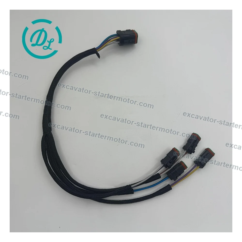 144-7871 18 AWG Transmission Speed Sensor Harness for CAT D6R D7R, OEM/reference 144-7871, 18 AWG Transmission Speed Sensor Harness, product view 2