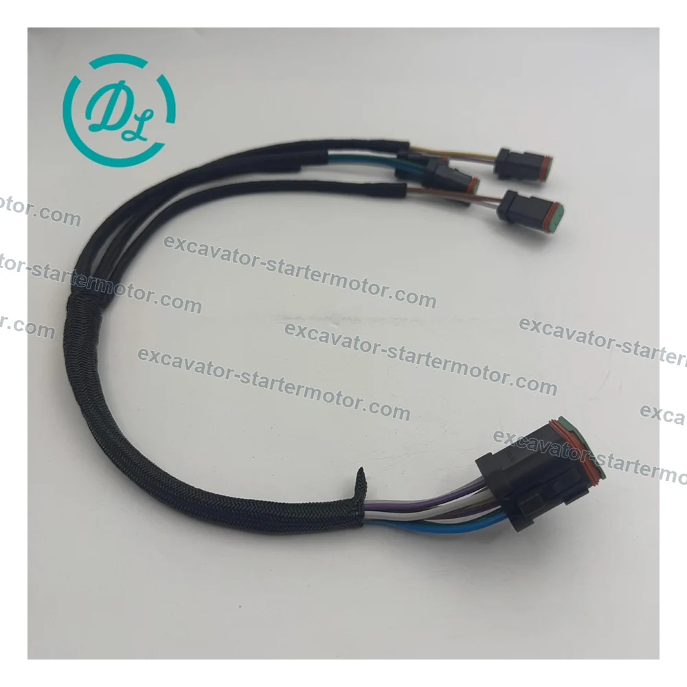 144-7871 18 AWG Transmission Speed Sensor Harness for CAT D6R D7R, OEM/reference 144-7871, 18 AWG Transmission Speed Sensor Harness, product view 6