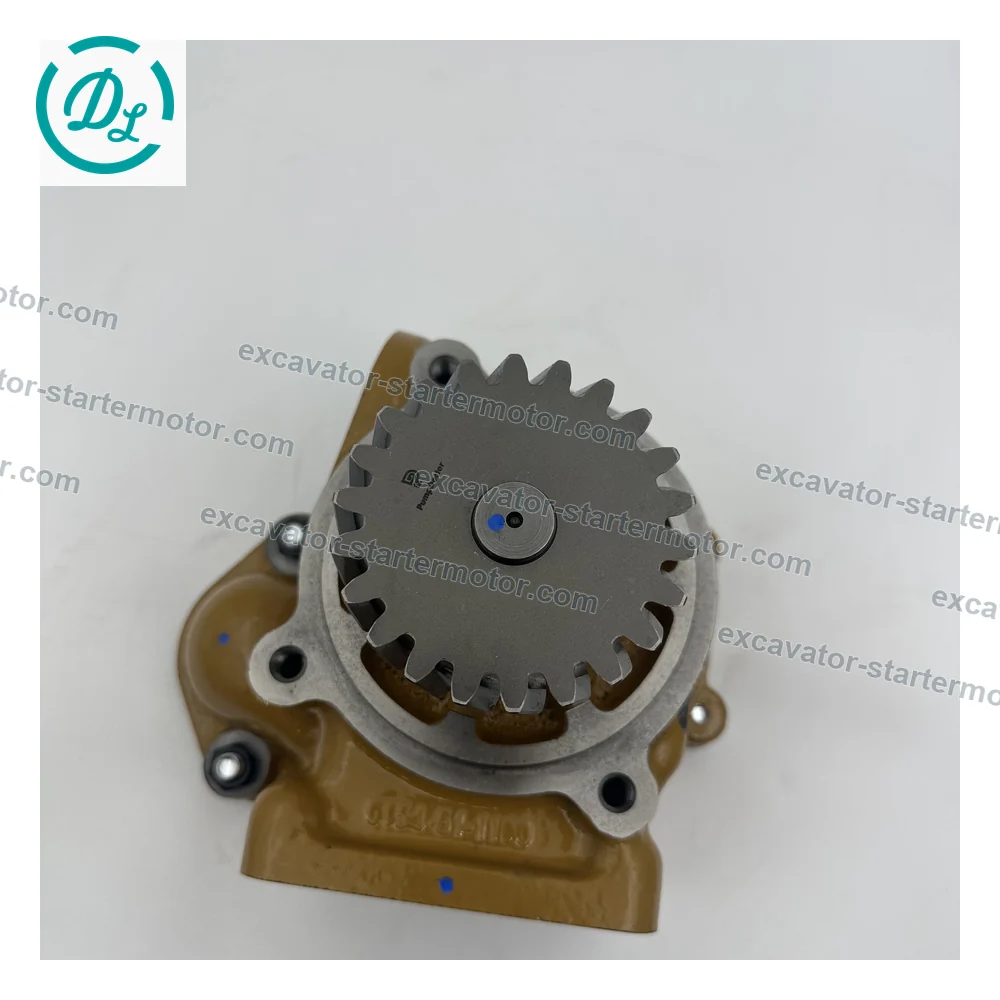6151-62-1102 Water Pump for Komatsu S6D125E PC400-6 PC450-6, OEM/reference 6151-62-1102, Gear-Driven Engine Water Pump, product view 6