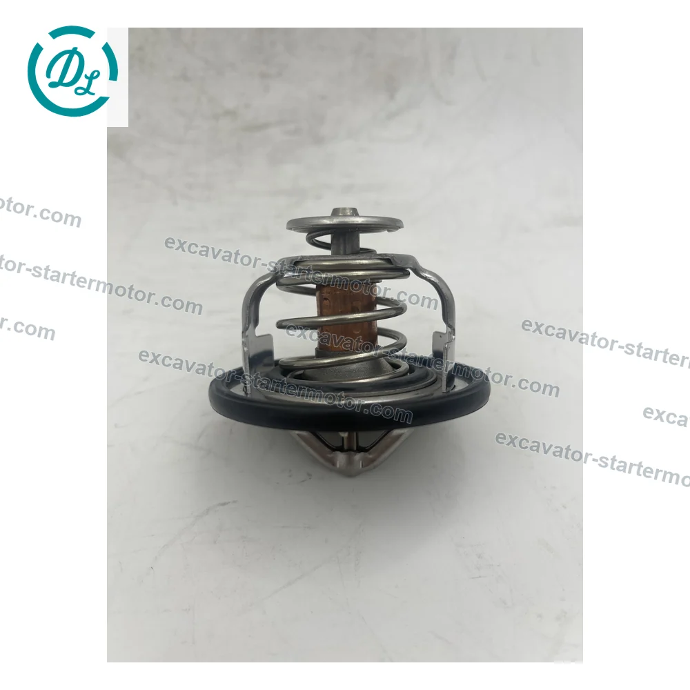 8-98017-027-2 85C Thermostat for Isuzu 4JJ1 N-Series Engines, OEM/reference 8-98017-027-2, 85C Engine Coolant Thermostat with Seal, product view 4