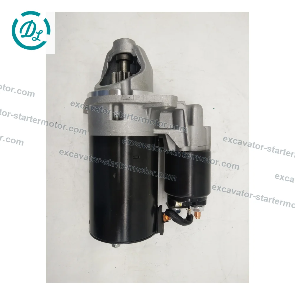0 001 107 024 12V 1.1kW 9-Tooth Starter for Lombardini 3LD 6LD Engines, OEM/reference 0 001 107 024, 12V 1.1kW 9-Tooth CCW Starter, product view 3