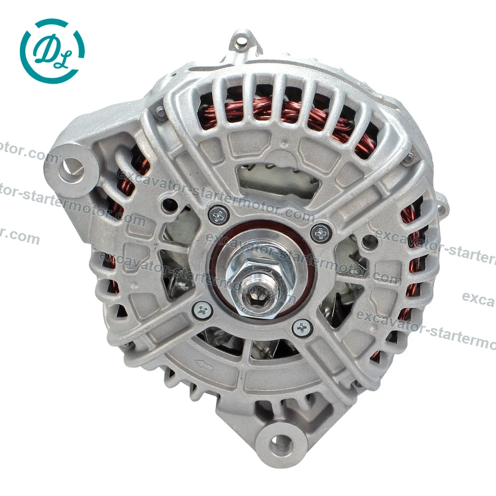 0 124 625 030 12V 200A Alternator for John Deere 310SK 410K S650 S660, OEM/reference 0 124 625 030, 12V 200A Internal-Regulated Alternator
