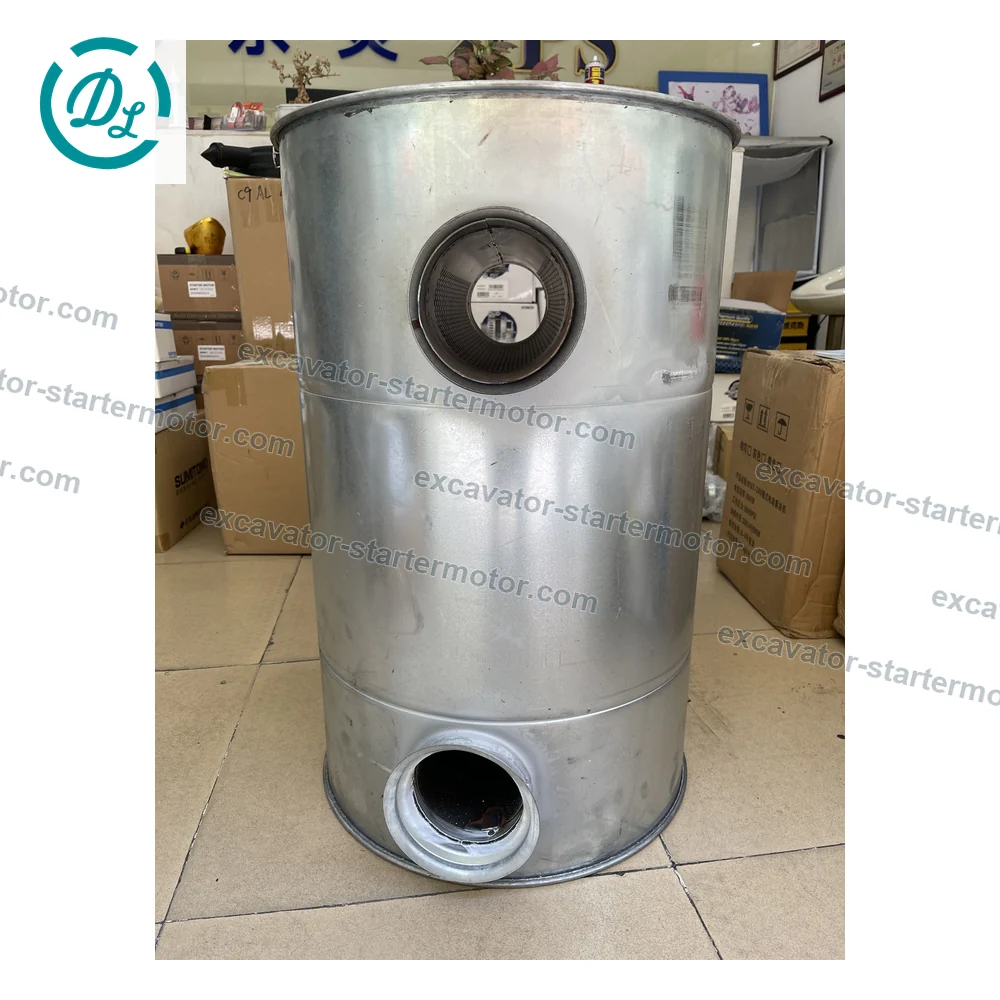 15015148 Exhaust Silencer for Volvo A35D A35E A40D A40E Haulers, OEM/reference 15015148, Articulated Hauler Exhaust Silencer and Muffler, product view 3