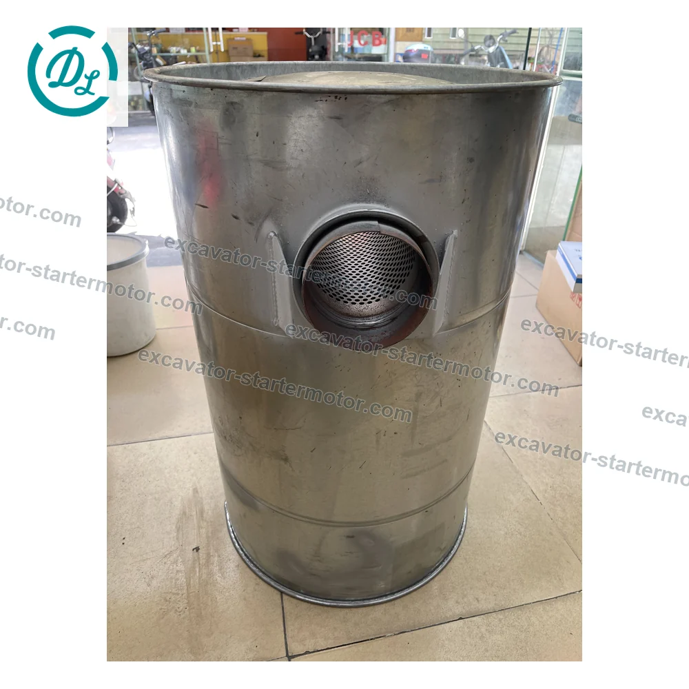 15015148 Exhaust Silencer for Volvo A35D A35E A40D A40E Haulers, OEM/reference 15015148, Articulated Hauler Exhaust Silencer and Muffler, product view 5
