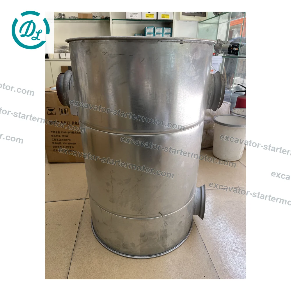 15015148 Exhaust Silencer for Volvo A35D A35E A40D A40E Haulers, OEM/reference 15015148, Articulated Hauler Exhaust Silencer and Muffler, product view 6